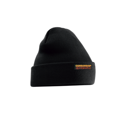Censorship Skateboards – Banned Beanie Black