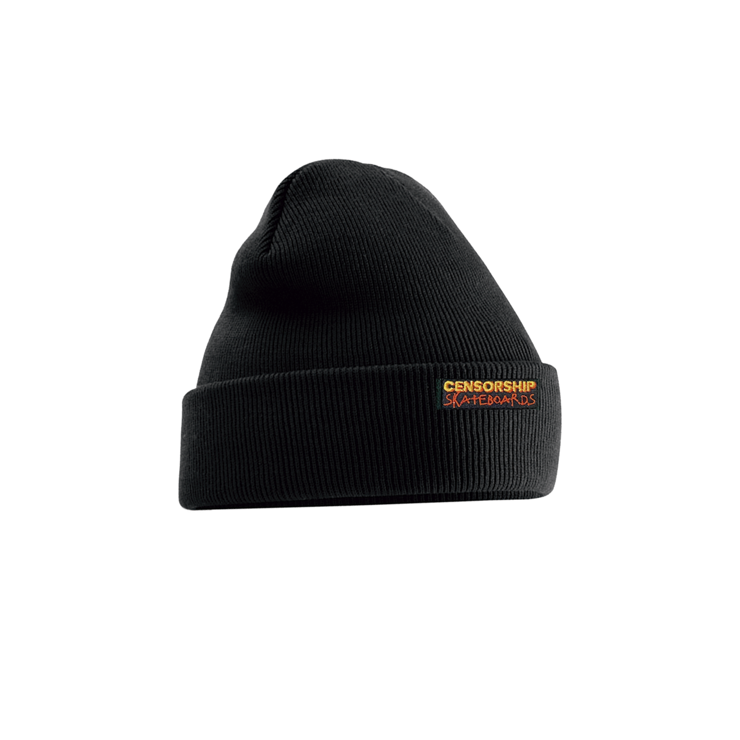 Censorship Skateboards – Banned Beanie Black Censorship Skateboards – Banned Beanie Black