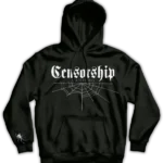 Censorship Skateboards – Stroke Hoodie Black