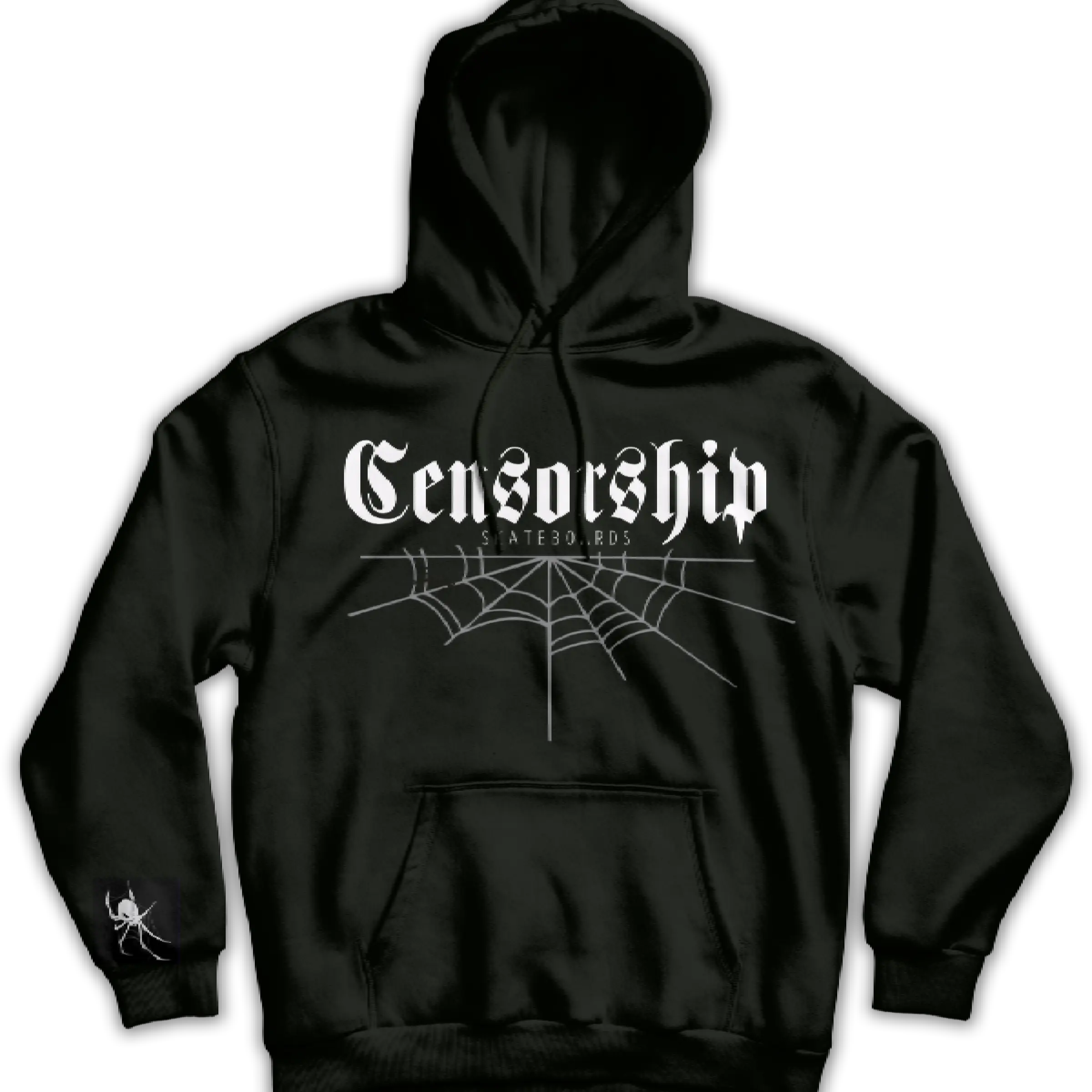 Censorship Skateboards – Stroke Hoodie Black Censorship Skateboards – Stroke Hoodie Black