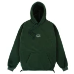 Magenta mtn Fleece Hoodie Forest Green (1)