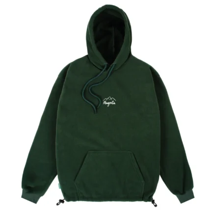 Magenta mtn Fleece Hoodie Forest Green (1)