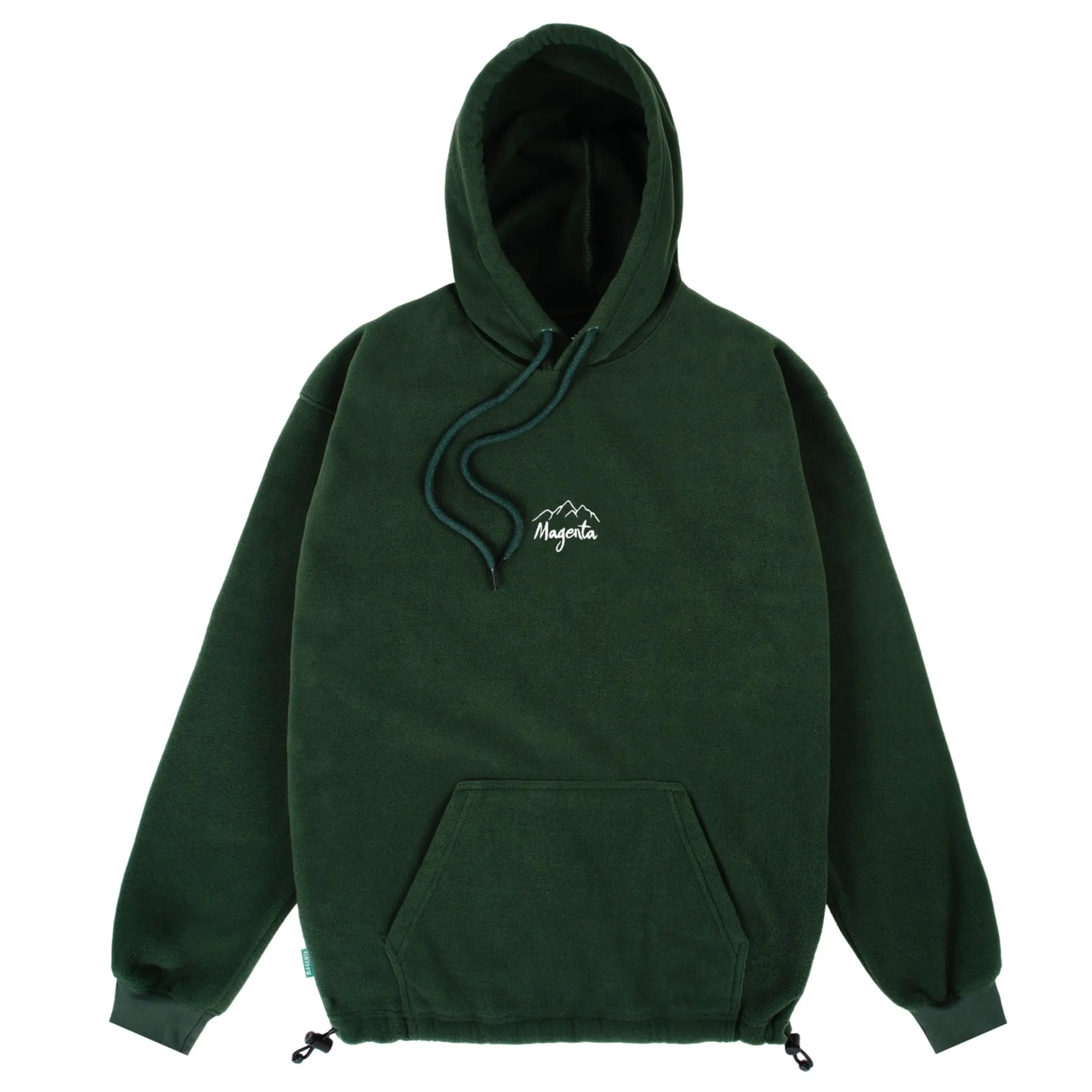 Magenta mtn Fleece Hoodie Forest Green Magenta mtn Fleece Hoodie Forest Green