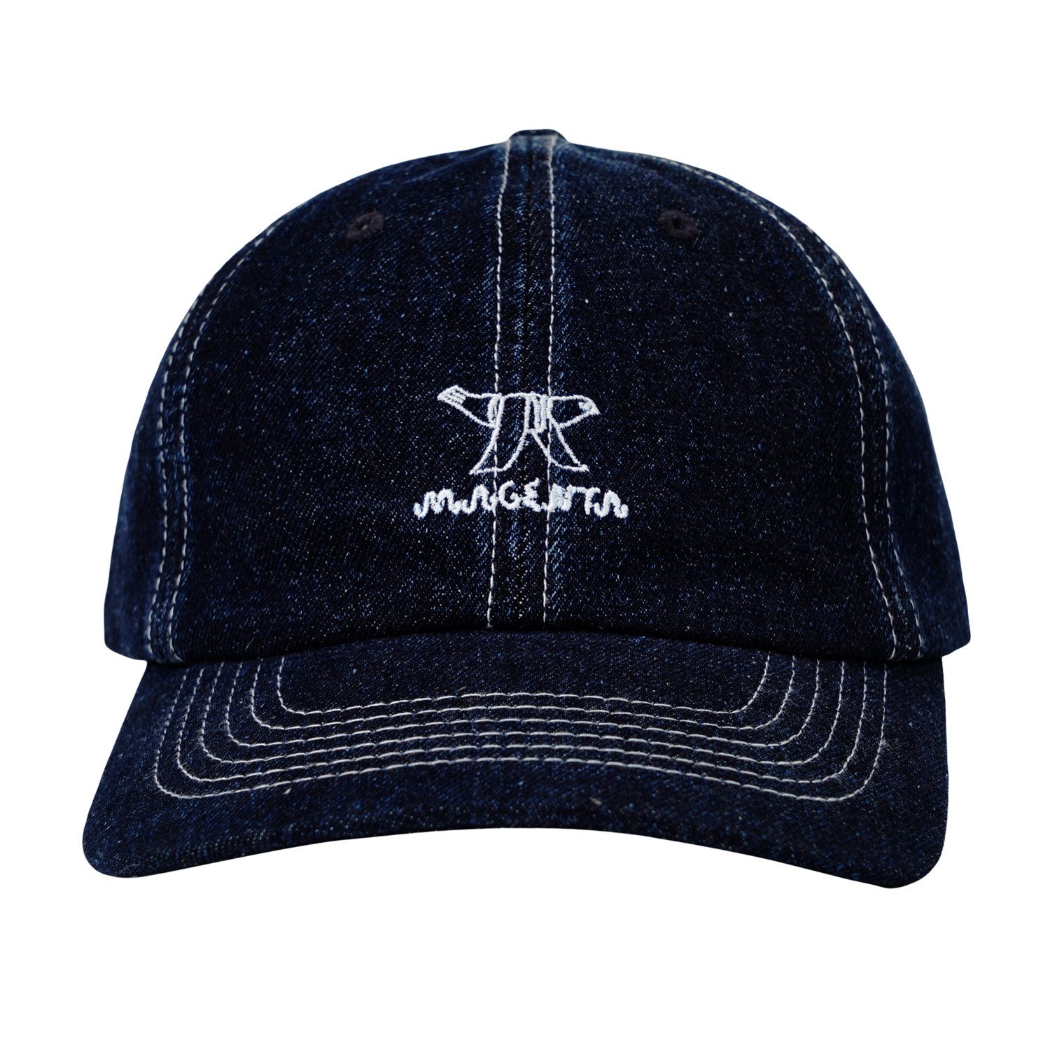 Magenta – Bird Denim Hat Blue Magenta – Bird Denim Hat Blue