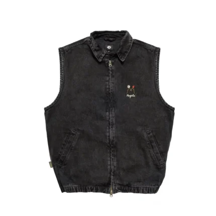 Magenta – Lover Vest Distressed Black