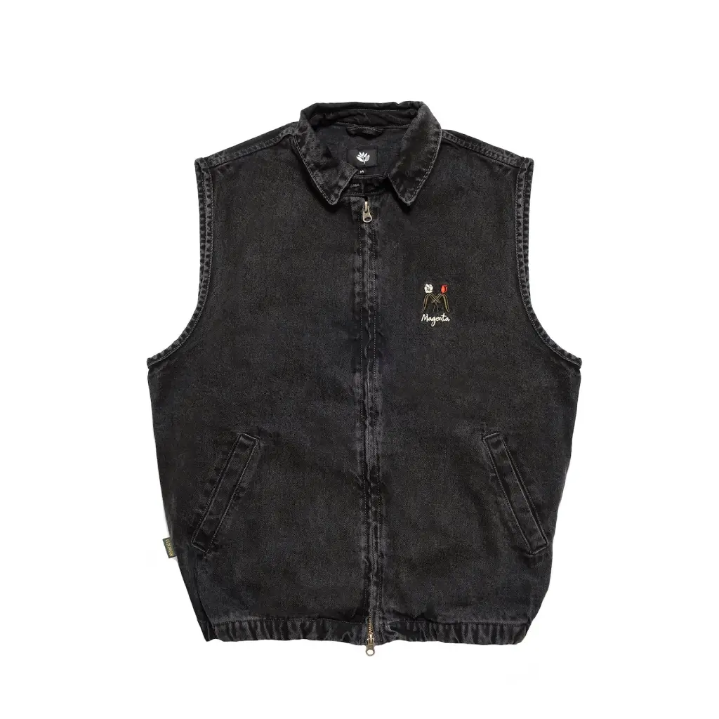 Magenta – Lover Vest Distressed Black Magenta – Lover Vest Distressed Black