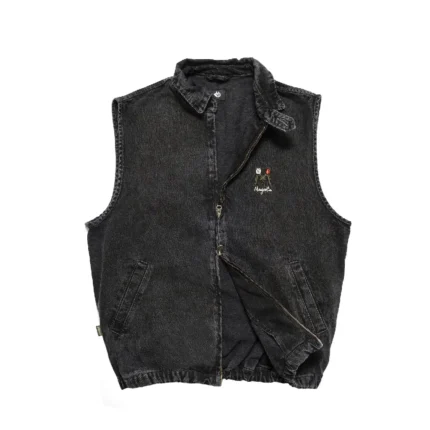 Magenta – Lover Vest Distressed Black