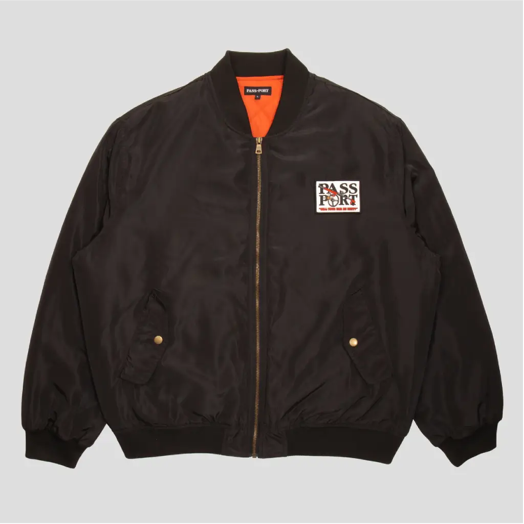 Pass Port – Lock Up Freight Jacket Black Pass Port – Lock Up Freight Jacket Black