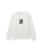 Poetic Collective – Three Stripes Crewneck Ivory