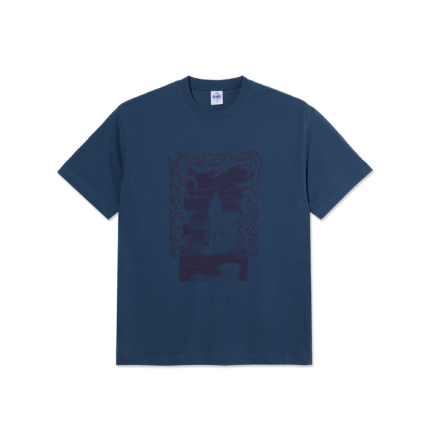 Polar Skate Co SP26 Tee Passing Resemblance Grey Blue 1